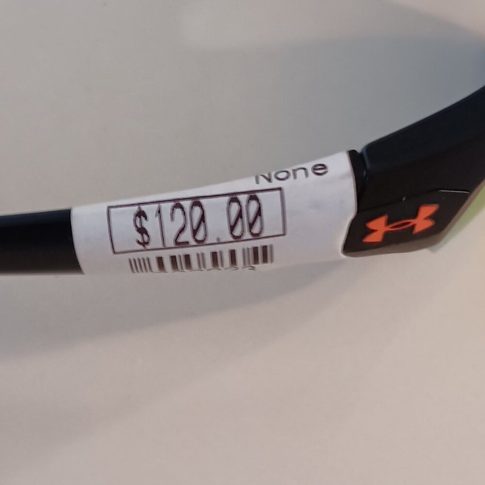 UNDER ARMOUR Sunglasses PLAYMAKER Black Frame Orange Mirror Lens NEW - Picture 11 of 11